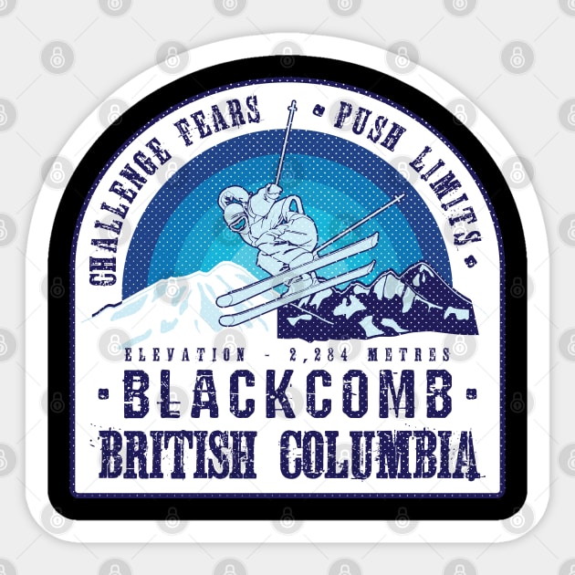 Ski Blackcomb British Columbia Sticker by JordanHolmes